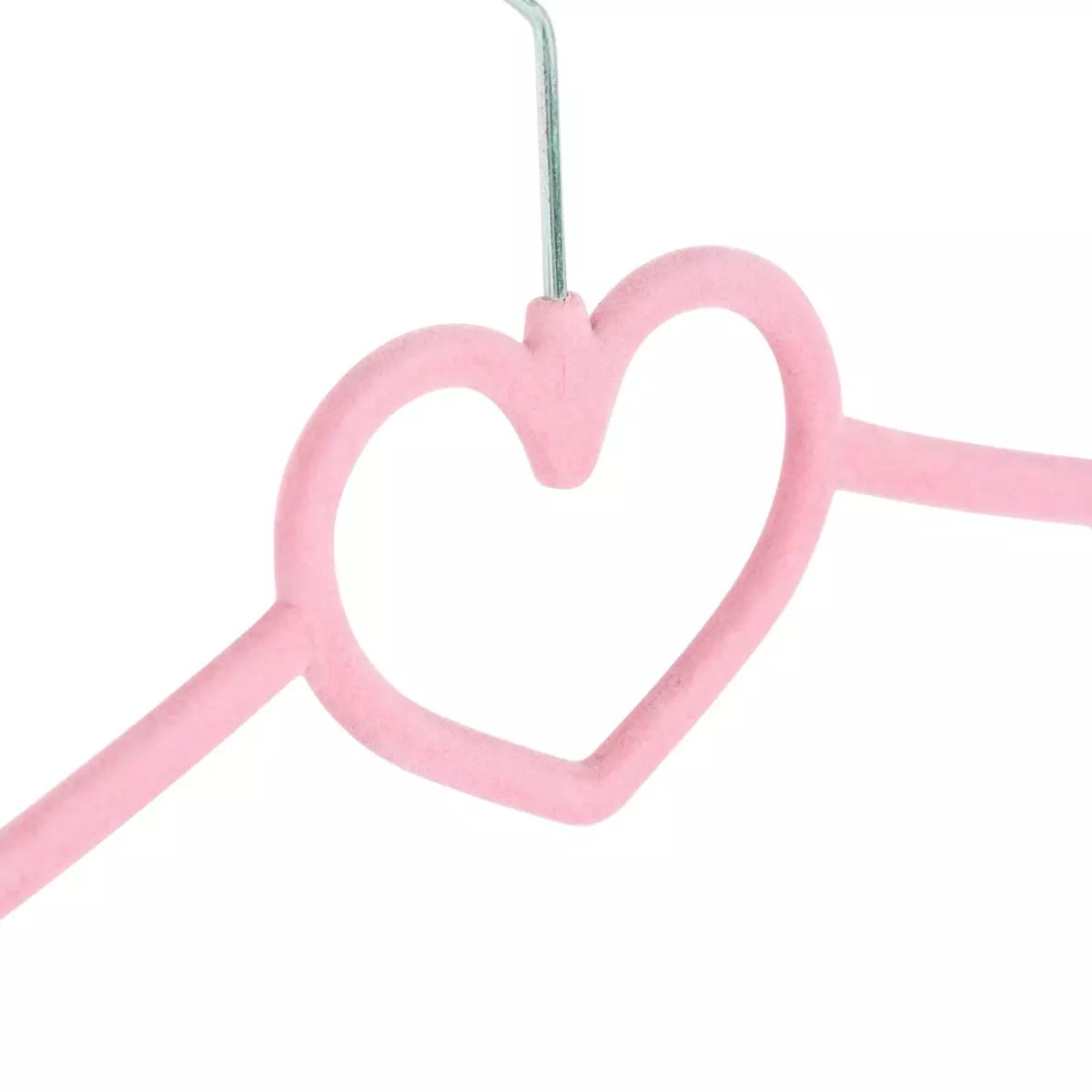 Lot de 2 cintres enfant Coeur Rose 2