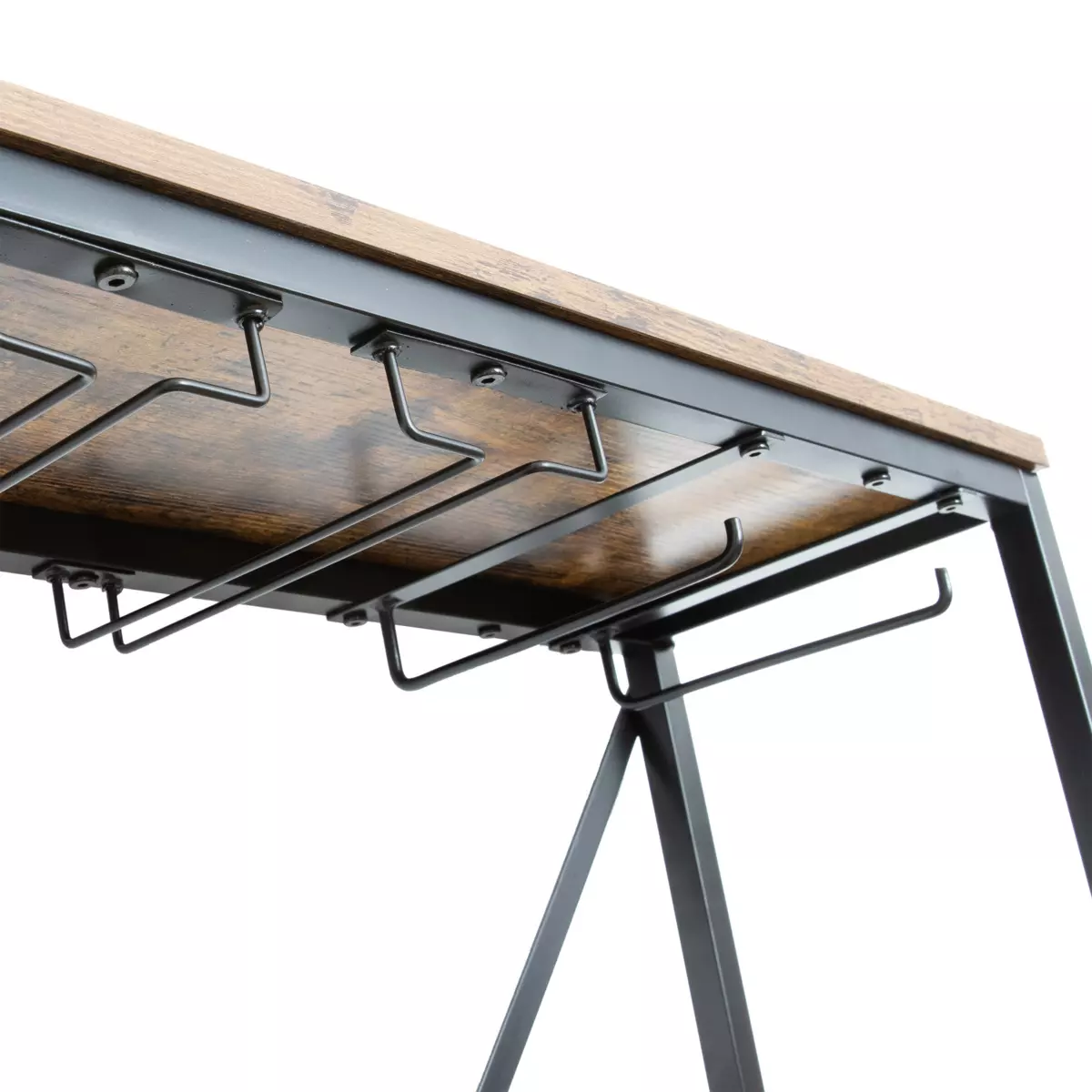 Weinregal Industrial für 10 Flaschen und Glashalter (H178 cm) Léon Braun 6