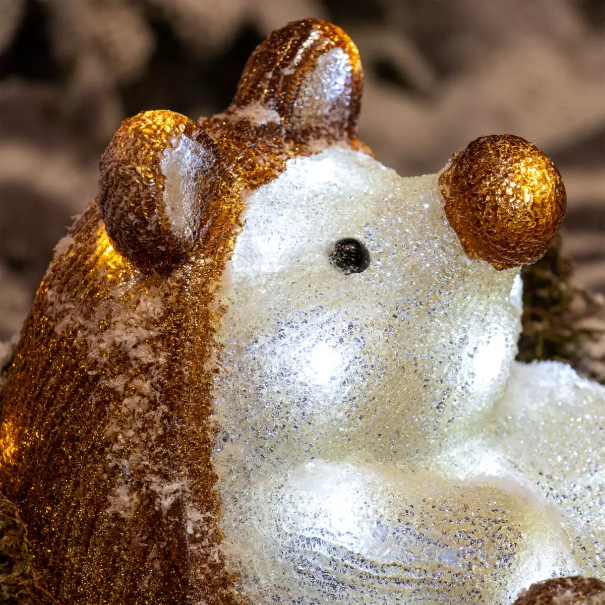 Verlichte egel Emile Koud wit 30 LED 2