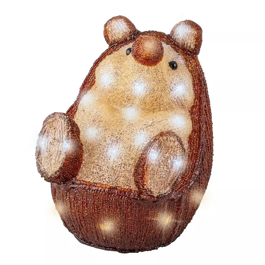 Verlichte egel Emile Koud wit 30 LED 4