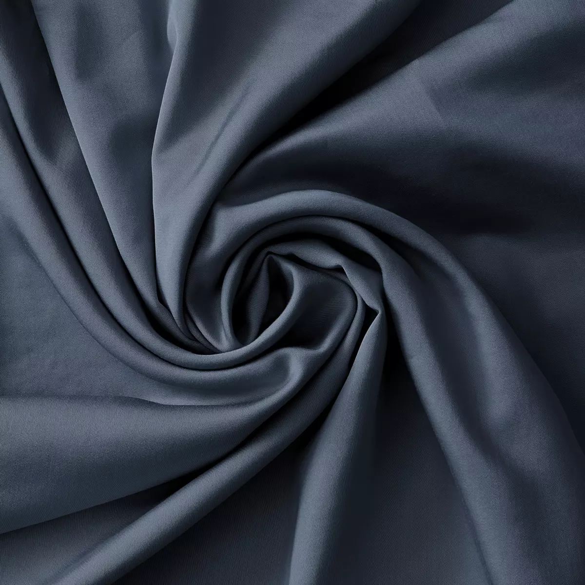 Taie de traversin satin de bambou (L185 cm) Salomé Bleu minuit 2