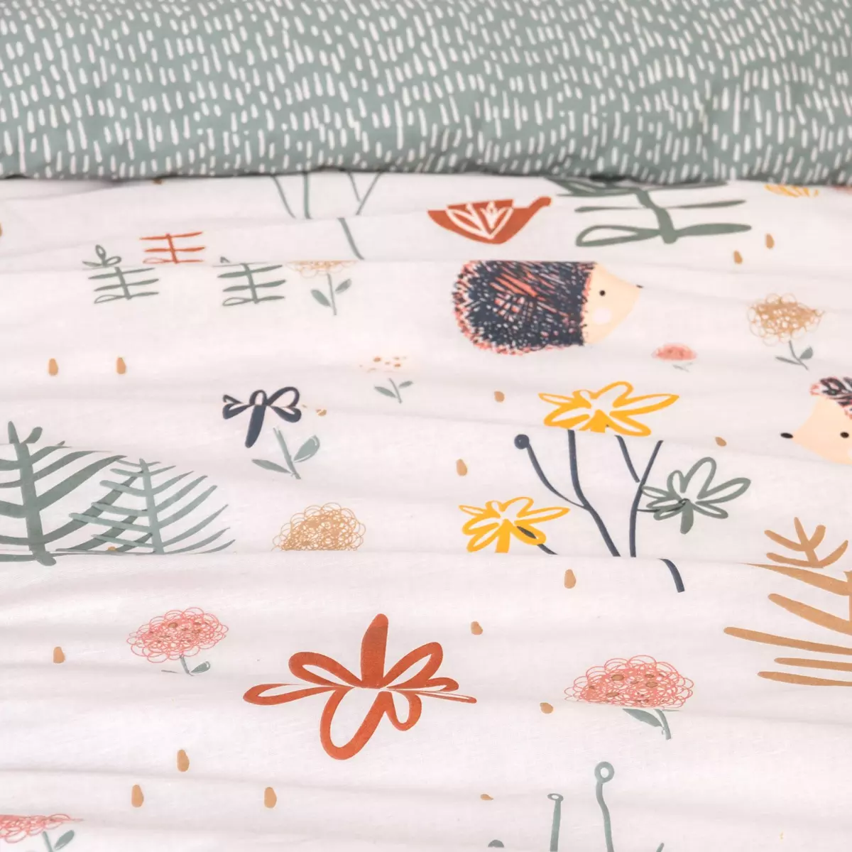 Housse de couette et une taie enfant coton (140 cm) Polisson Multicolore 3