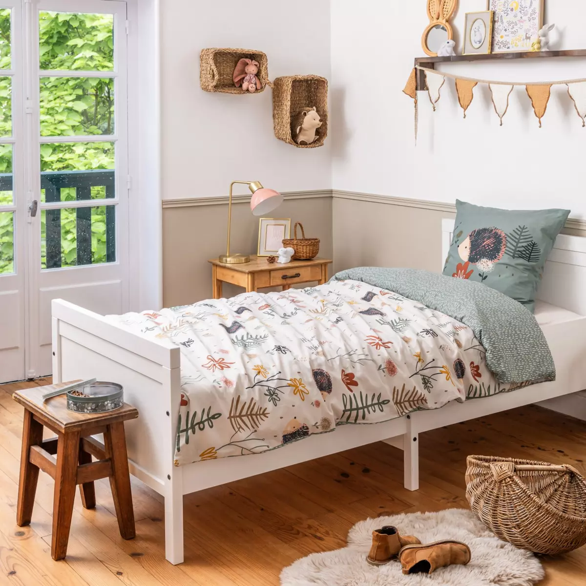 Copripiumino e una federa bambino cotone (140 cm) Polisson Multicolore