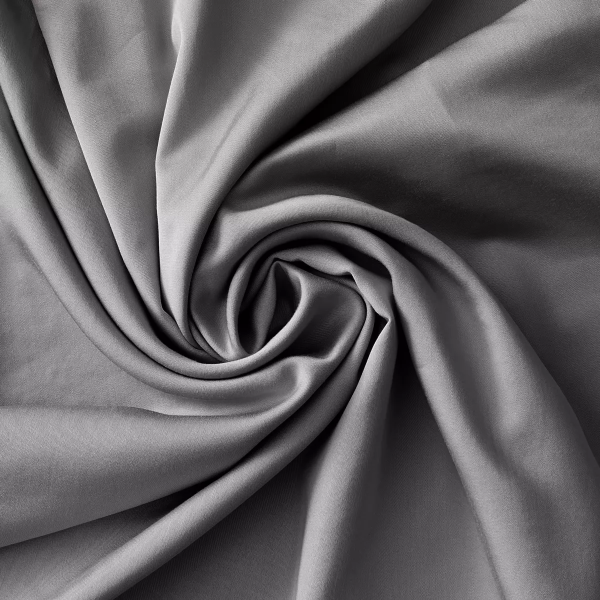 Drap housse satin de bambou (180 x 200 cm) Salomé Gris granit