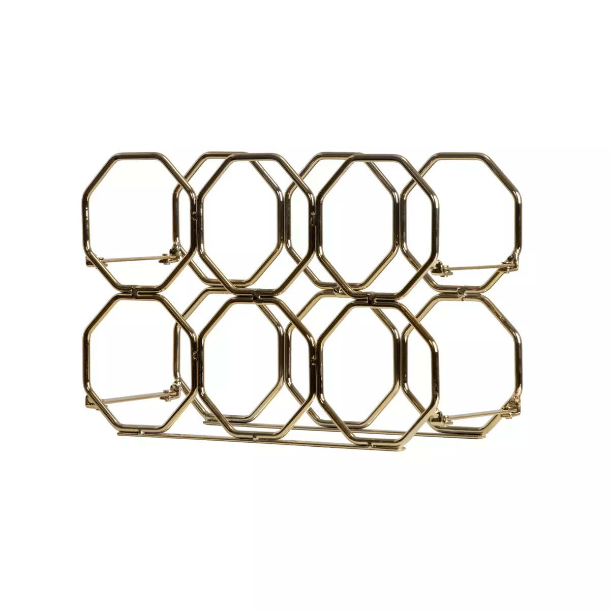 Weinregal Metall faltbar (H22 cm) Elio Gold 2