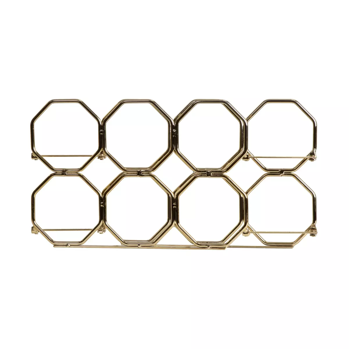 Weinregal Metall faltbar (H22 cm) Elio Gold 3