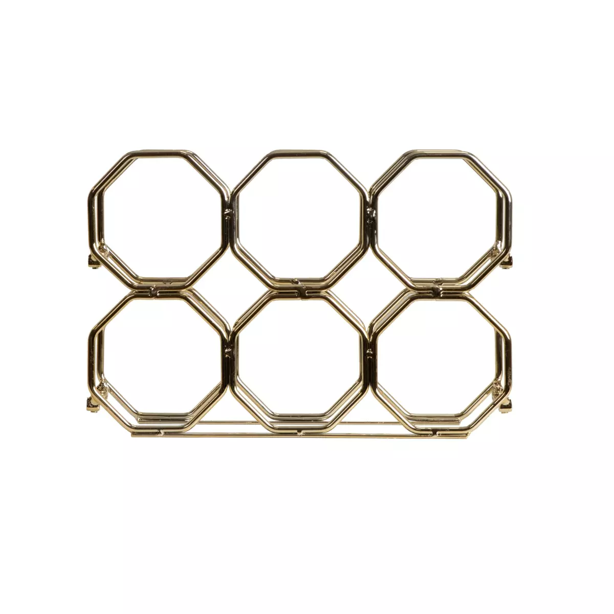Weinregal Metall faltbar (H22 cm) Elio Gold 4