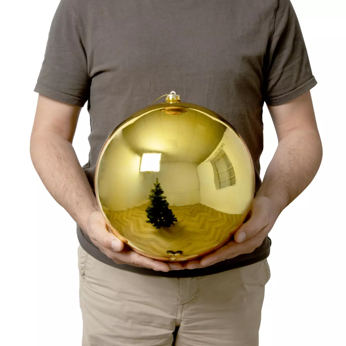 Boule de Noël (D250 mm) New Alpine Or 1