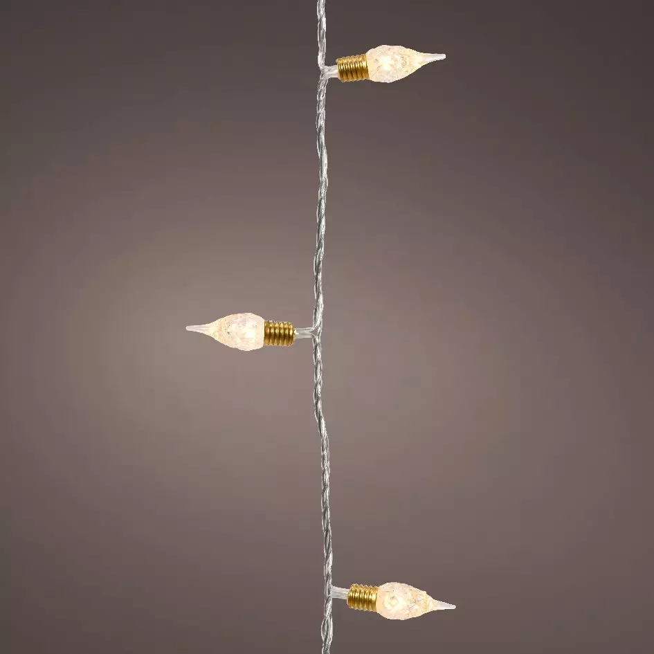 Luces de Navidad Vintage CT 18 m Blanco cálido 2