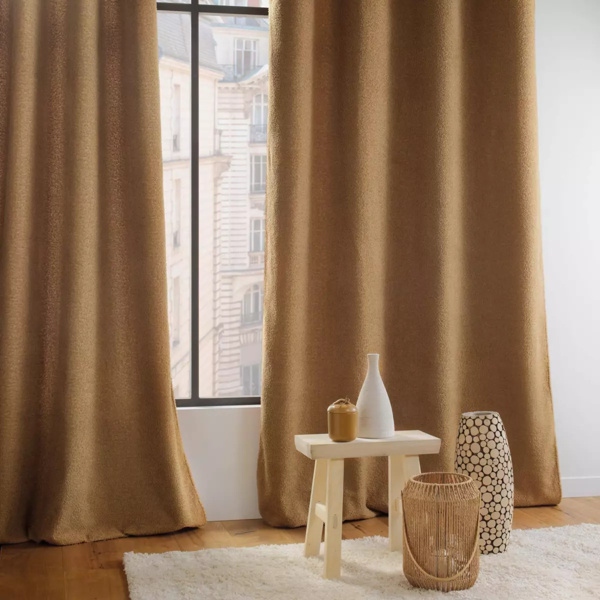 Rideau bouclette (140 x 240 cm) Wooly Camel 1