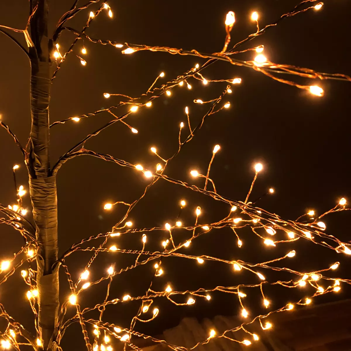Árbol luminoso Eliot 180 cm Blanco anaranjado 2