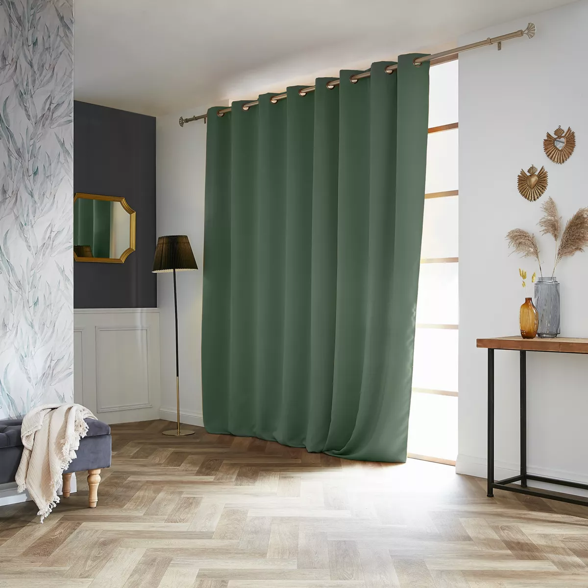 Tenda oscurante  (280 x 260 cm) Dark Verde rosmarino