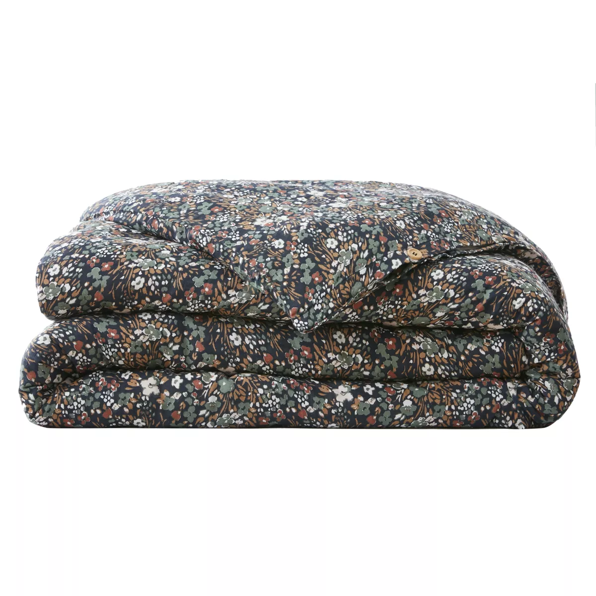 Bettbezug aus Baumwoll-Gaze (200 cm) Constance Dunkelblau