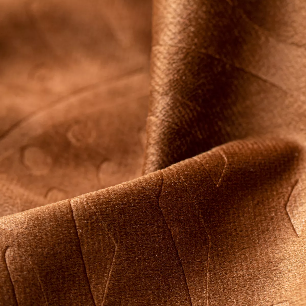 Rideau occultant velours (140 x 240 cm) Fern Camel