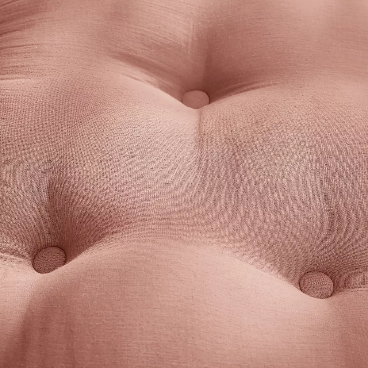 Coussin de chaise (40 cm) Gaïa Rose pêche 2