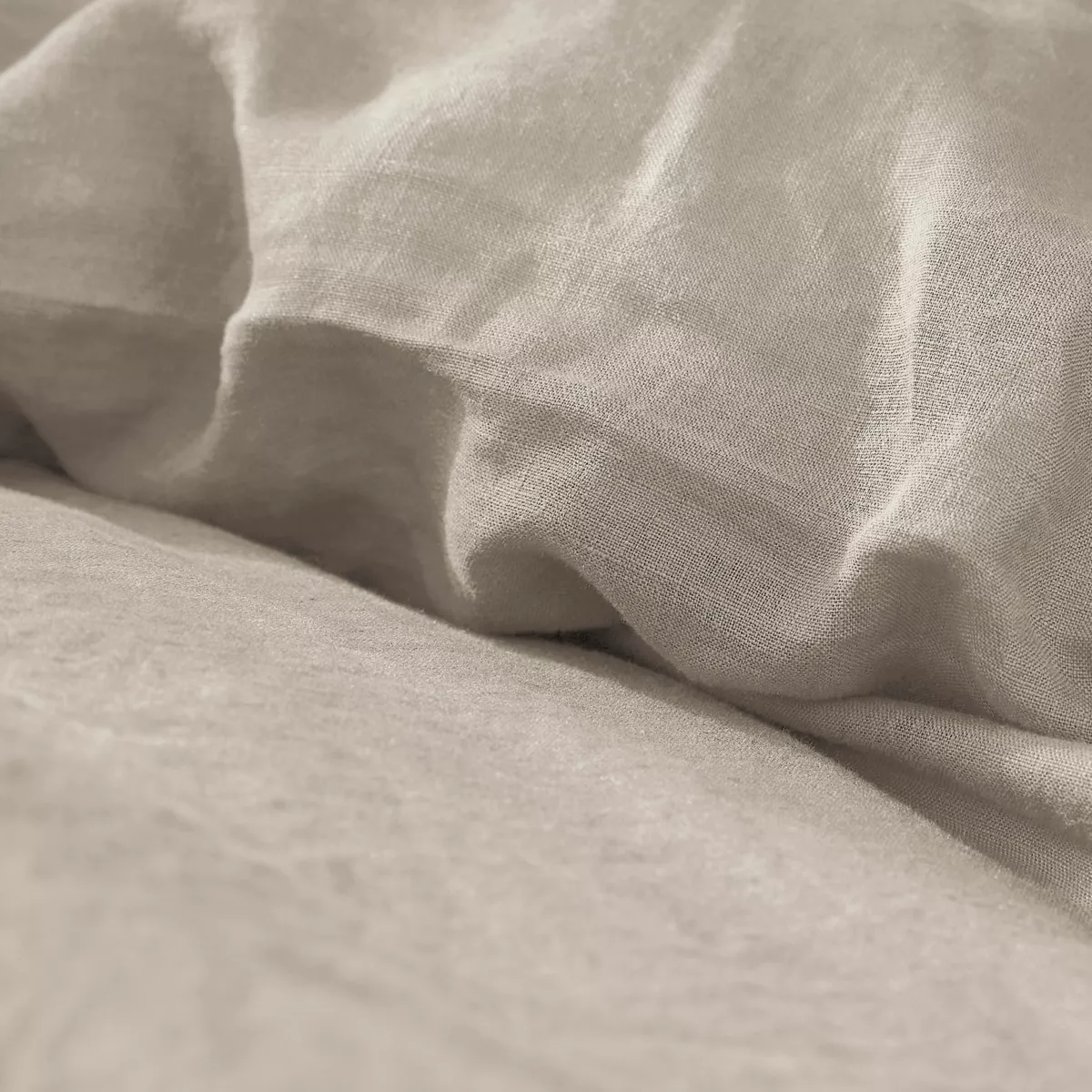 Copripiumino lino lavato (260 cm) Louise Beige 2