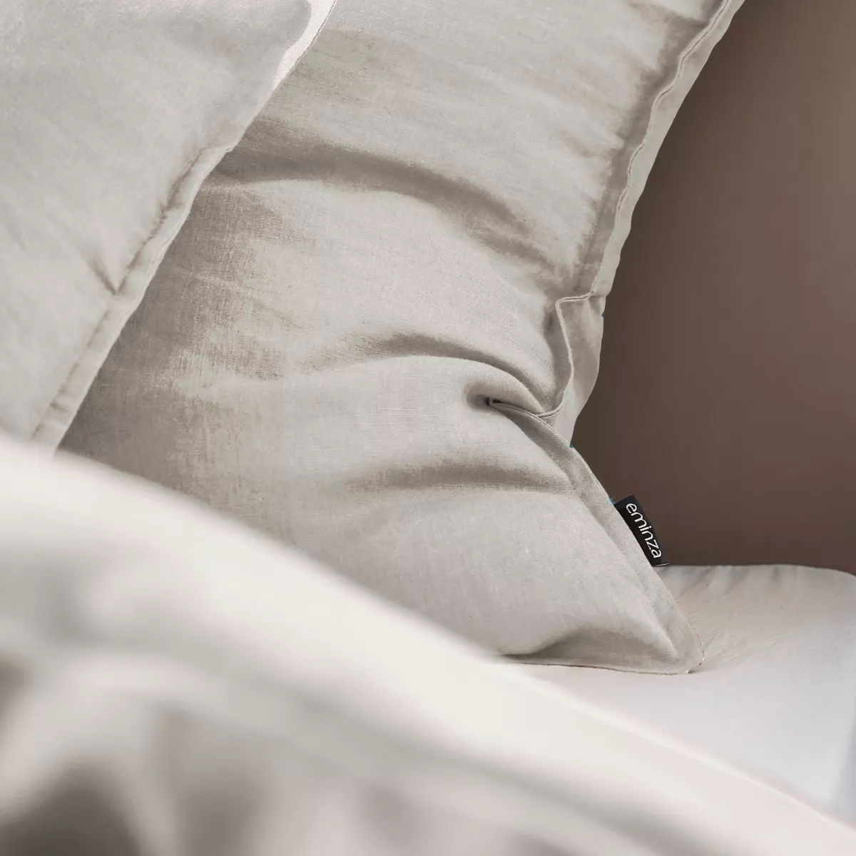 Copripiumino lino lavato (260 cm) Louise Beige 4