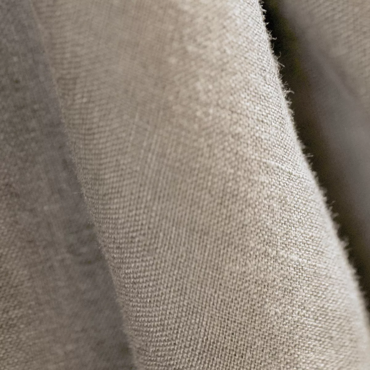 Drap plat lin lavé (270 cm) Louise Beige 2