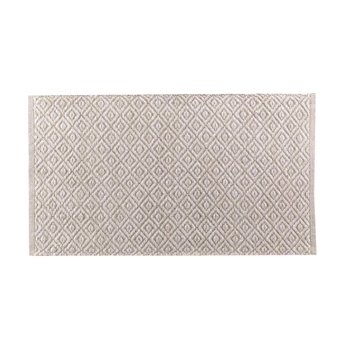 TAPIS RECTANGLE 50 x 80 CM COTON/POLYESTER TISSE MATTEO