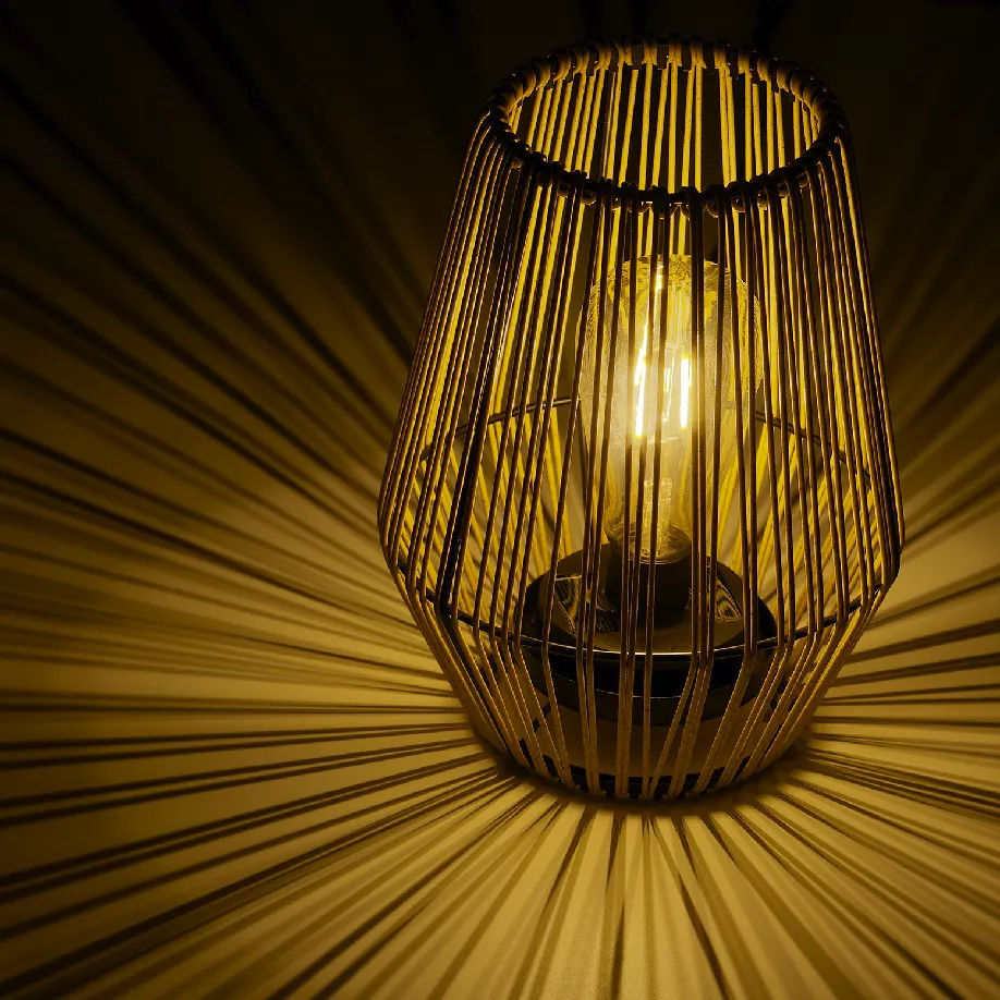 Lampada da tavolo solare LED Calabre - Bianco caldo