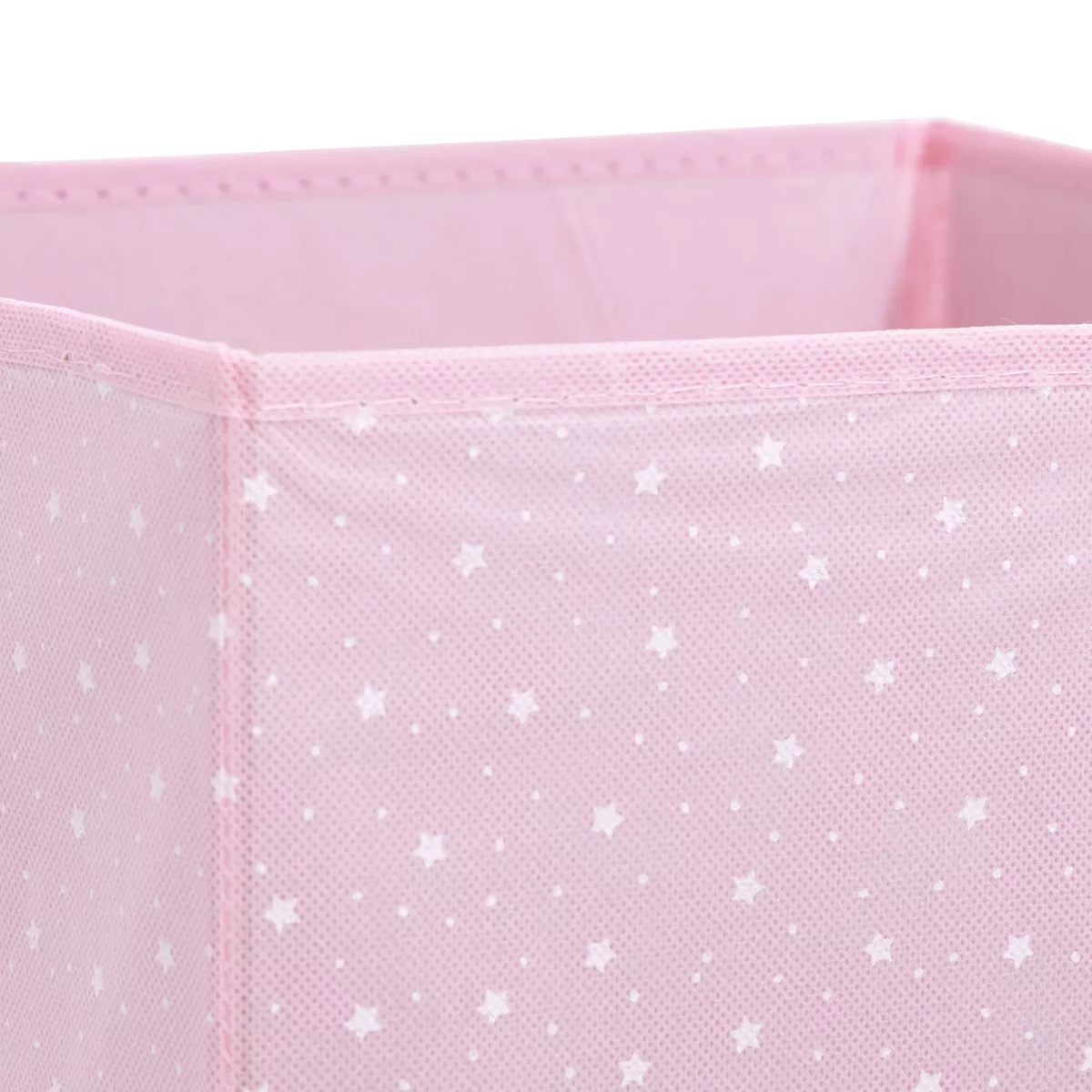 Panier de rangement Etoiles Rose
