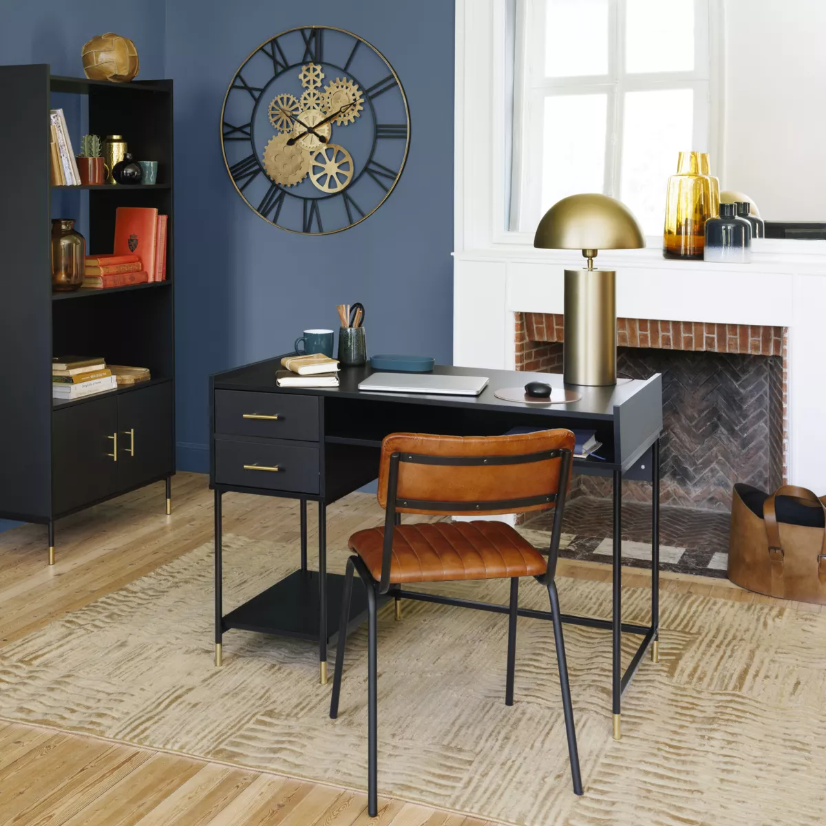 Tafellamp industrieel metaal (50 cm) Champi Goud