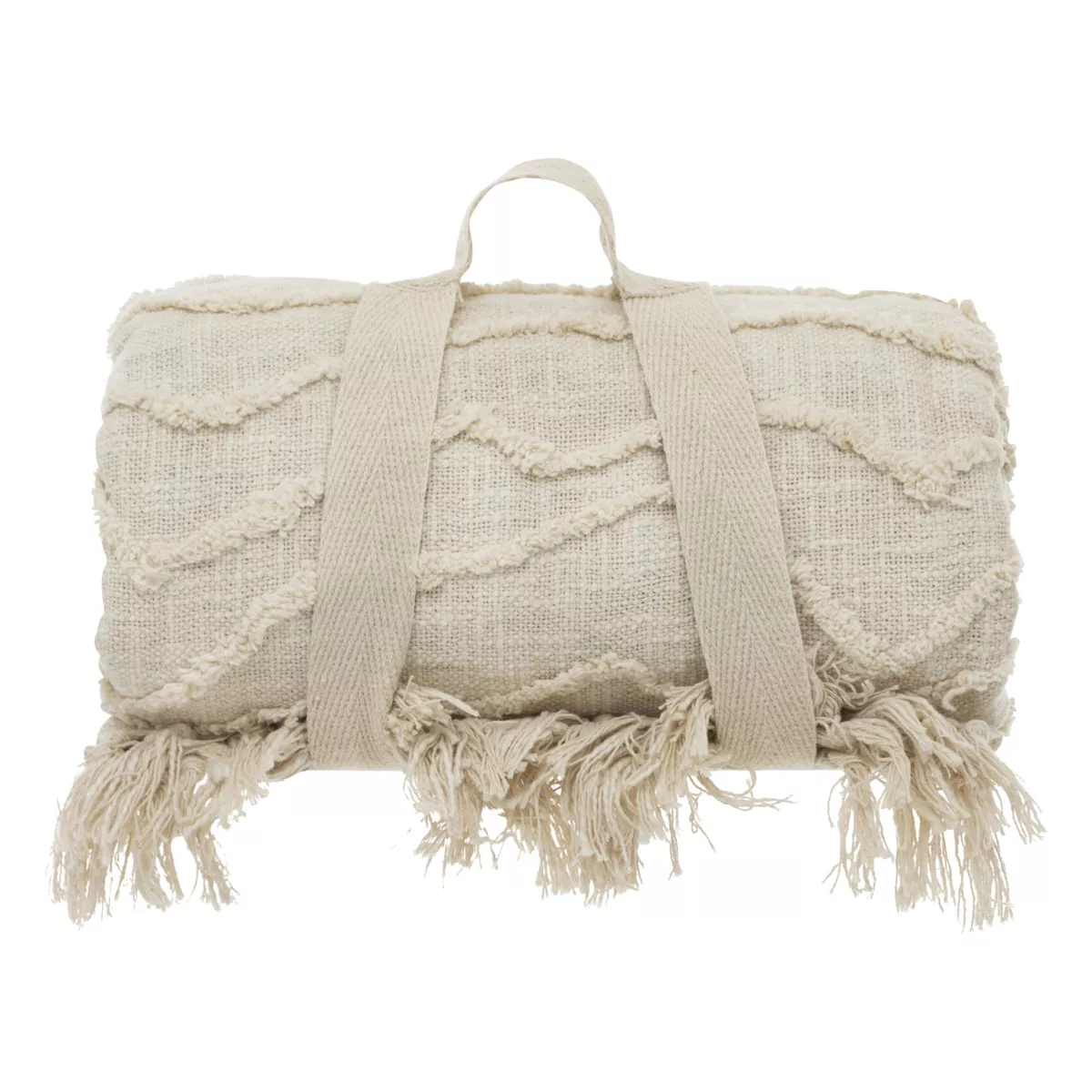 Colcha de algodón (260 x 240 cm) Daisy Beige