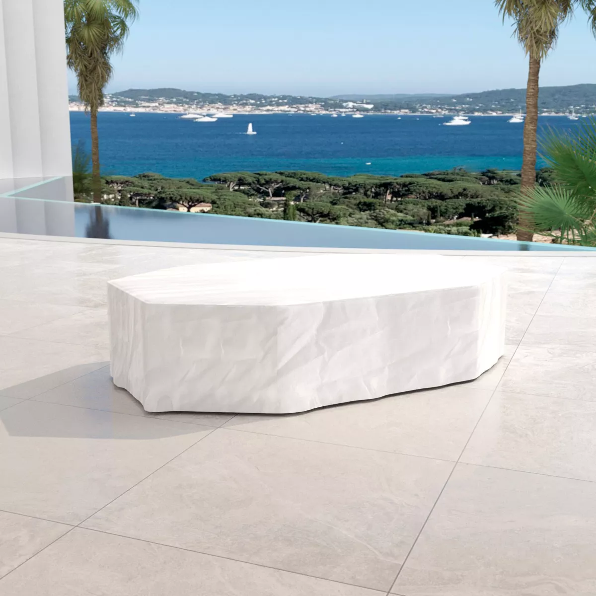 Mesa de jardín en madera teck 10 lugares (260 x 100 cm) Java - Natural