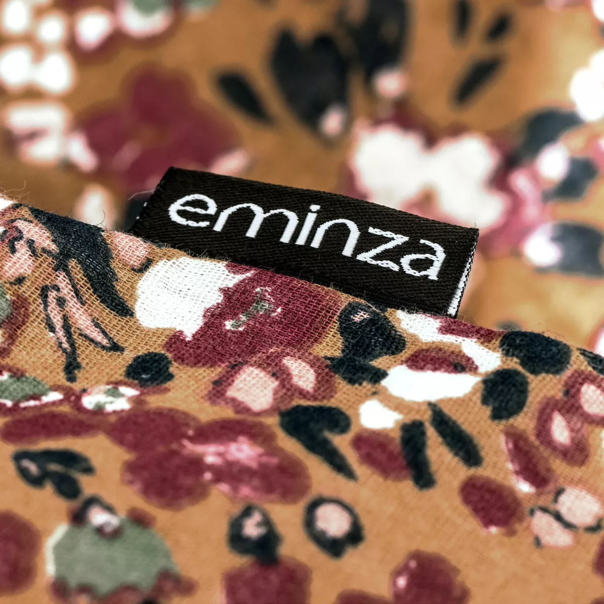 Bettbezug aus Baumwoll-Gaze (260 cm) Constance Camel