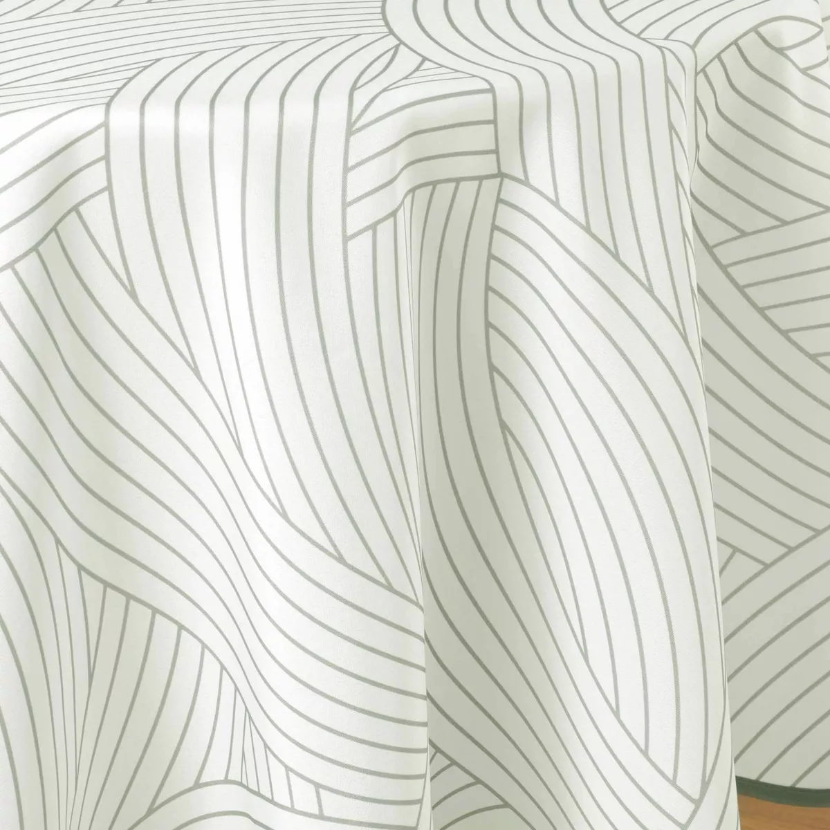 NAPPE RONDE (0) 180 CM POLYESTER IMPRIME LINEA