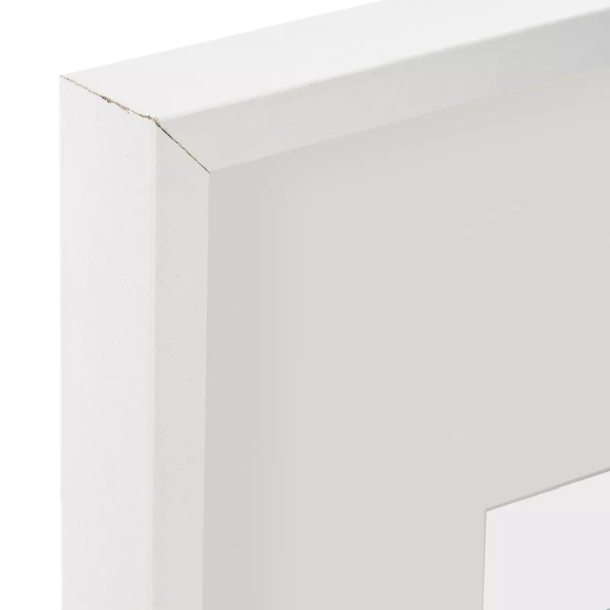 CADRE PHOTO BL MANU 21X30 DIS L, 22,8 x P, 1,8 x H, 31,8 cm Blanc