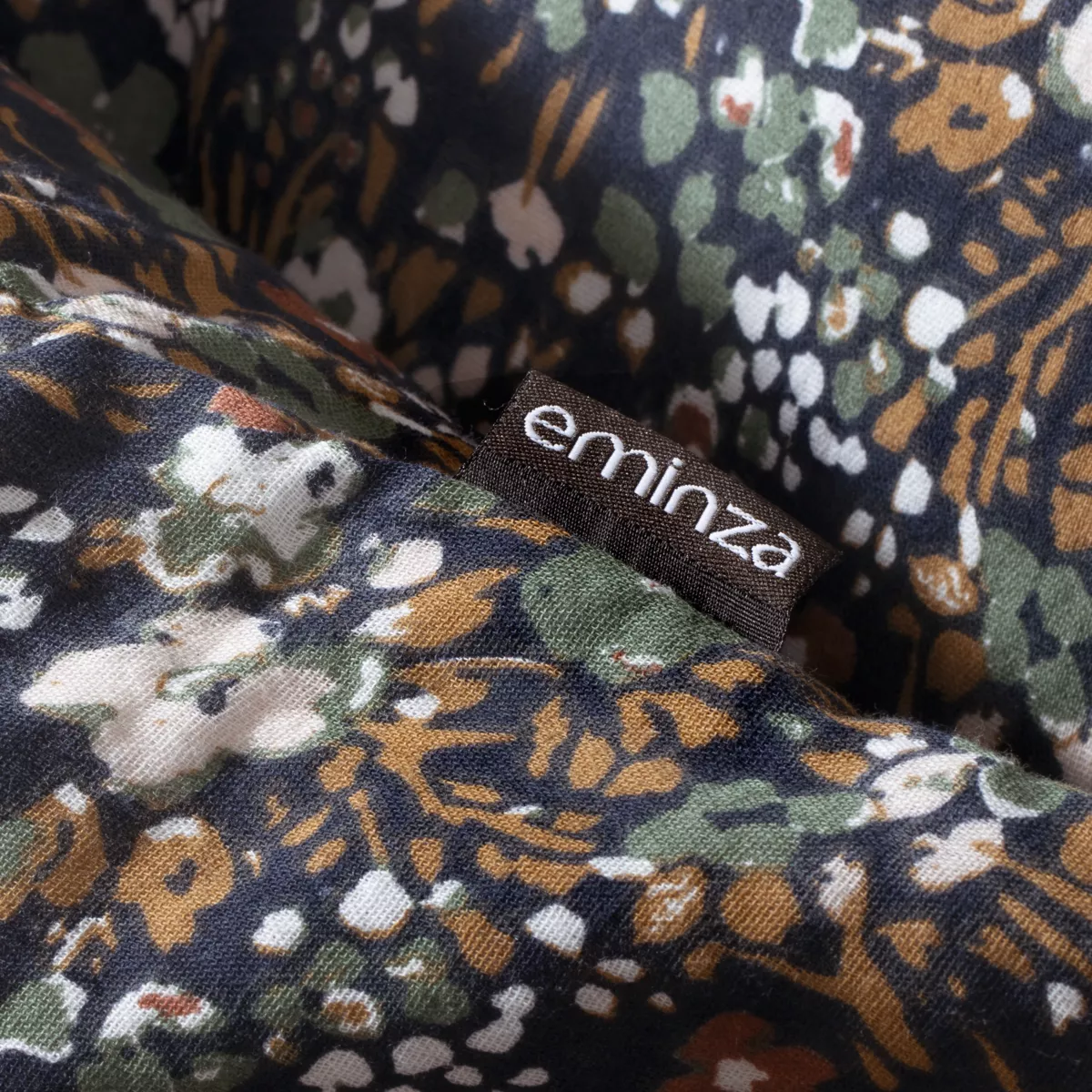 Bettbezug aus Baumwoll-Gaze (200 cm) Constance Dunkelblau