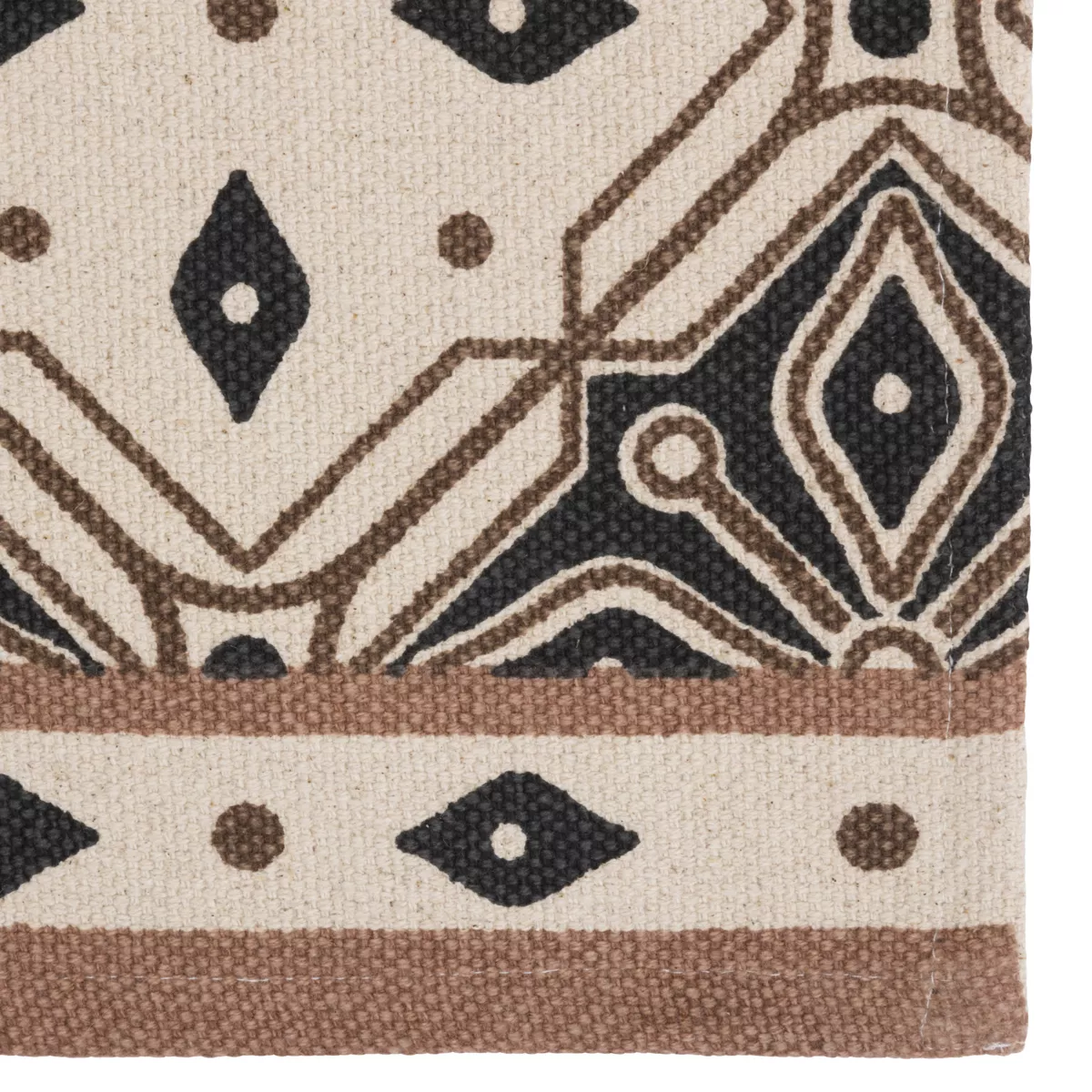 TAPIS COUL ANTISLIP MOSA80X200 L, 200 x P, 80 x H, 0,5 cm Noir & Blanc