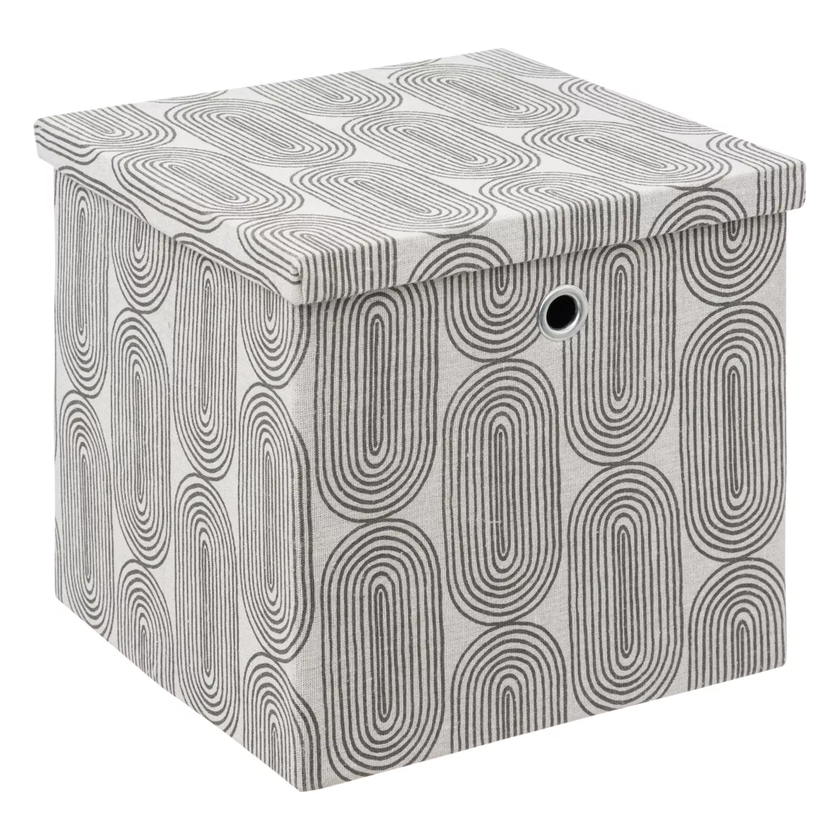 Contenitore (31 x 31 x 31 cm) Rainbow Grigio