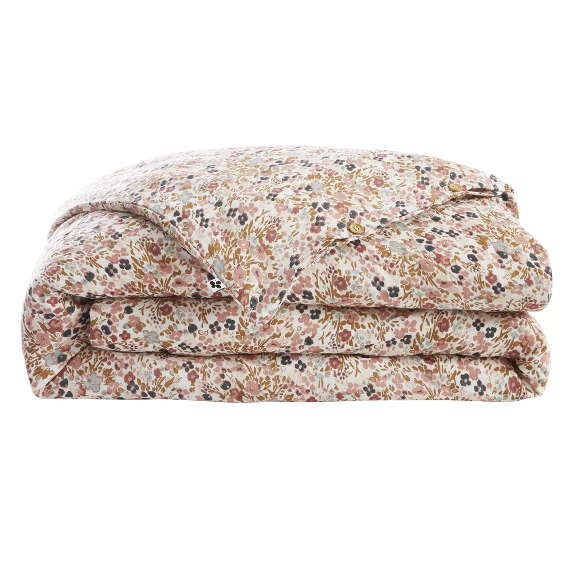 Housse de couette gaze de coton (240 cm) Capucine Multicolore 2