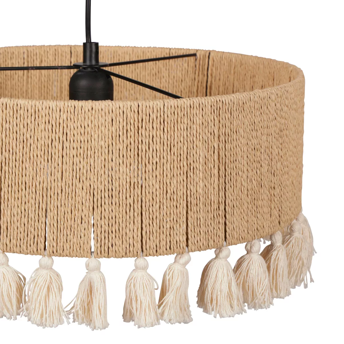 Hanglamp pompons en Seil (D35 cm) Charlotte Zwart 