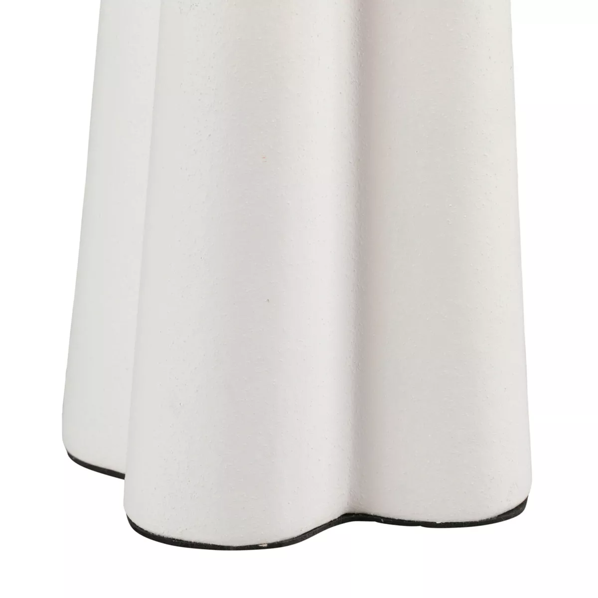 LAMP.CERAM.COTON.CEZANNE.BLC Dim : H45.5xP27xL27 cm