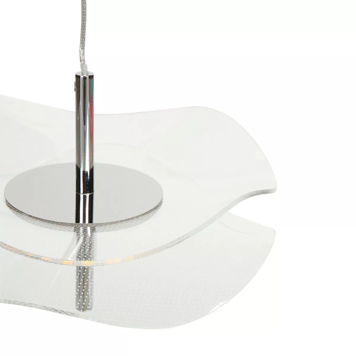 SUSPEN.LED ACRYL.ALUM.STELLAR Dim : 20x20xH120cm