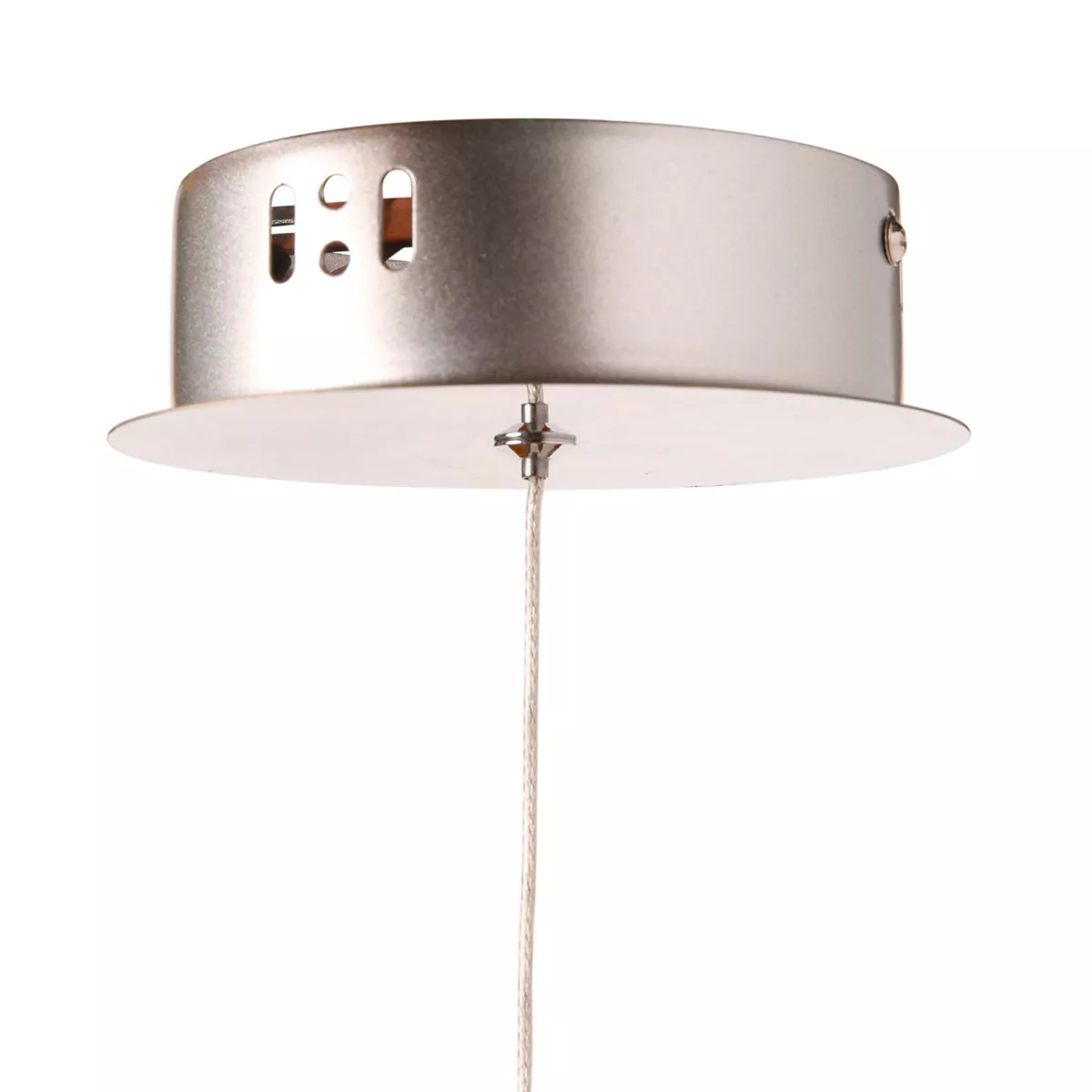 Hängeleuchte Aluminium sixties LED (D20 cm) UFO Transparent