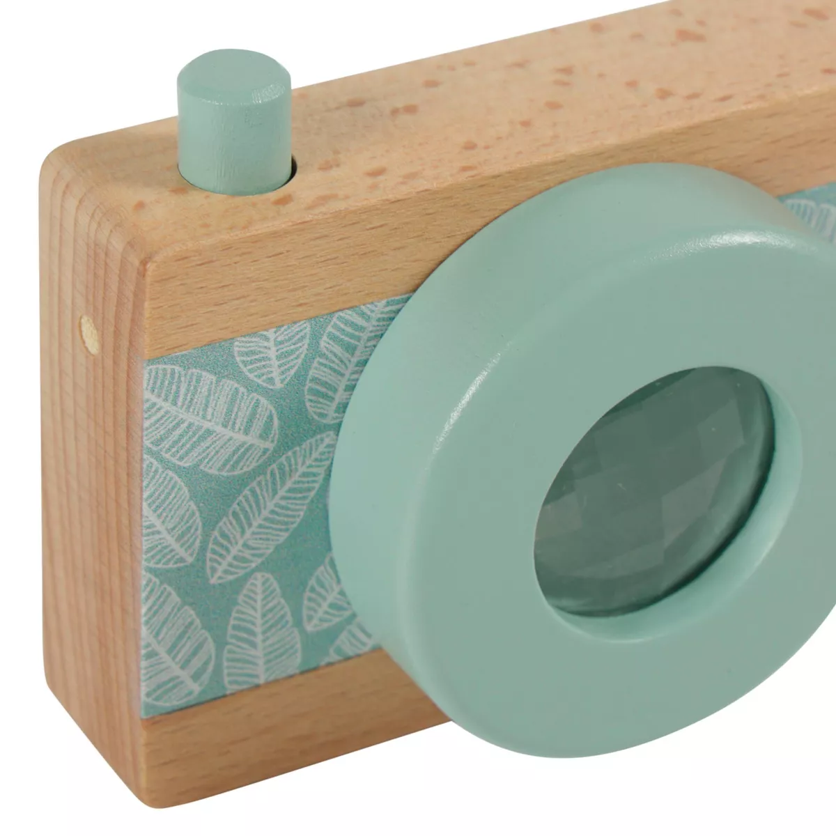 APPAREIL PHOTO BOIS 10x7.4x4.2 cm