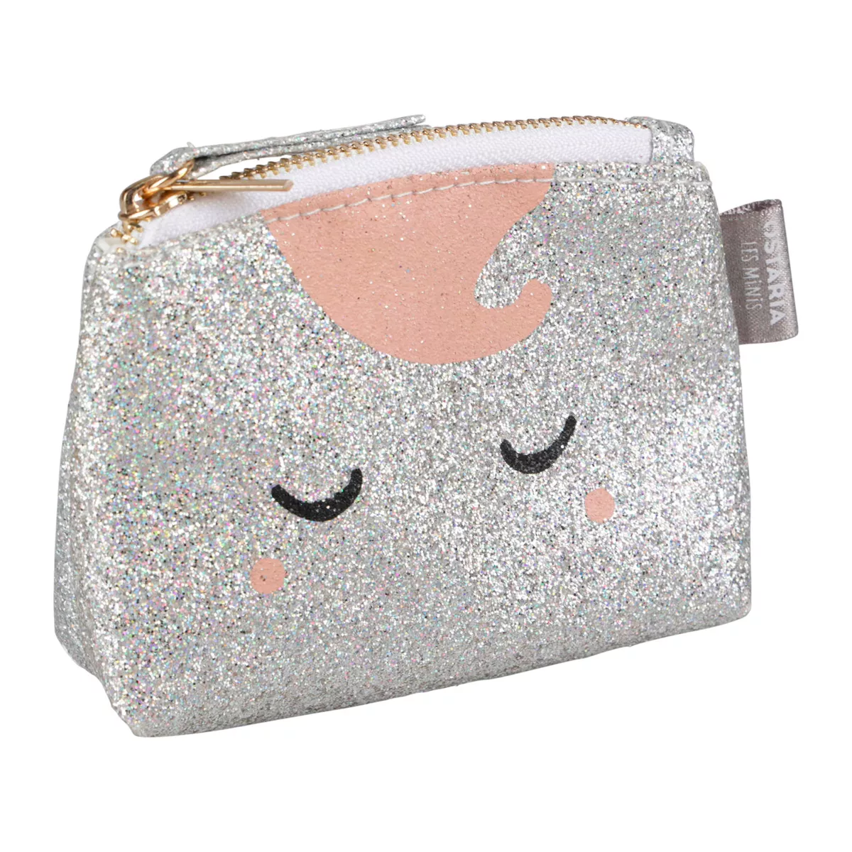 PRTE.MONNAIE LICORNE POLY.GRIS 11x8x3 cm