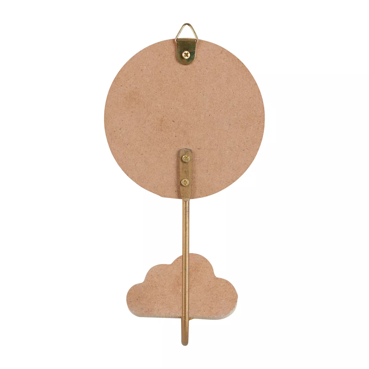 PATERE LICORNE MDF+METAL.RSE 8x16.5x4.5 cm