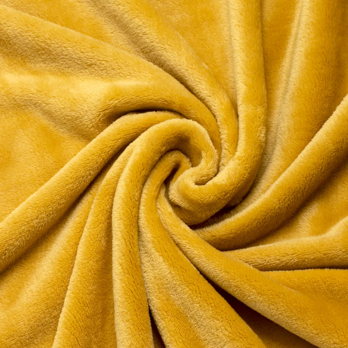 Plaid doux (230 cm) Tendresse Jaune ocre