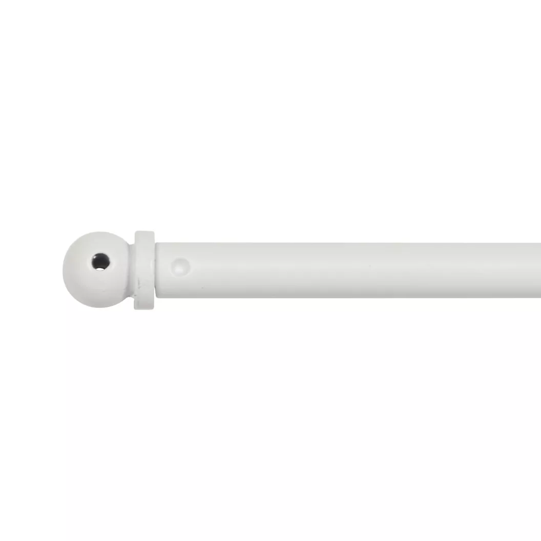 TRINGLE VITRAGE PIETRO D7 EXT 60 X 80 X 1 - BLANC MAT