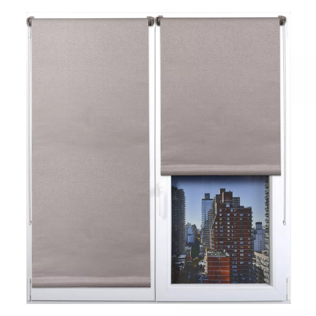 STORE ENROULEUR OCCULTANT TEXTURE 45X90CM - TAUPE