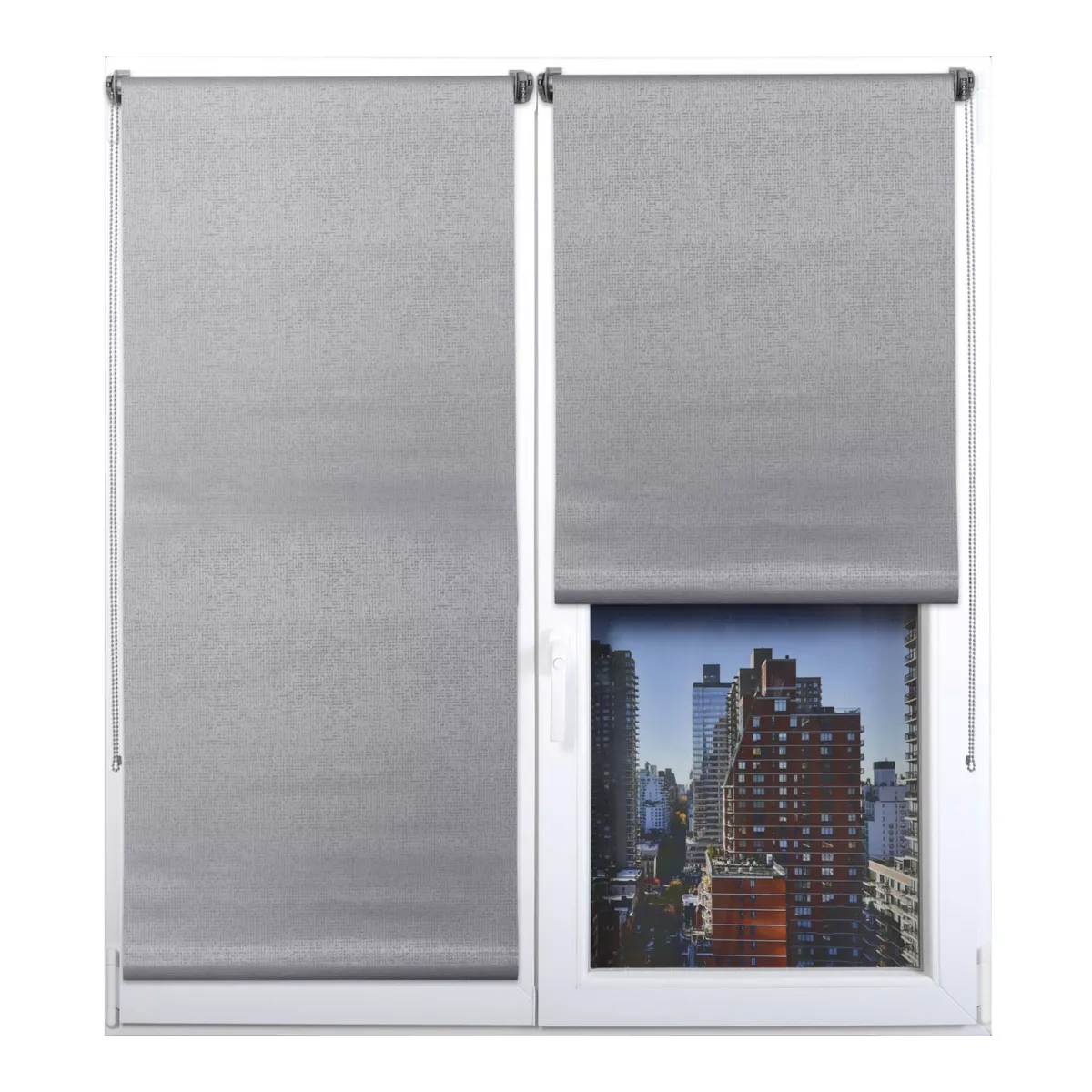 Tenda a rullo oscurante (90 x 180 cm) Lio Grigio 