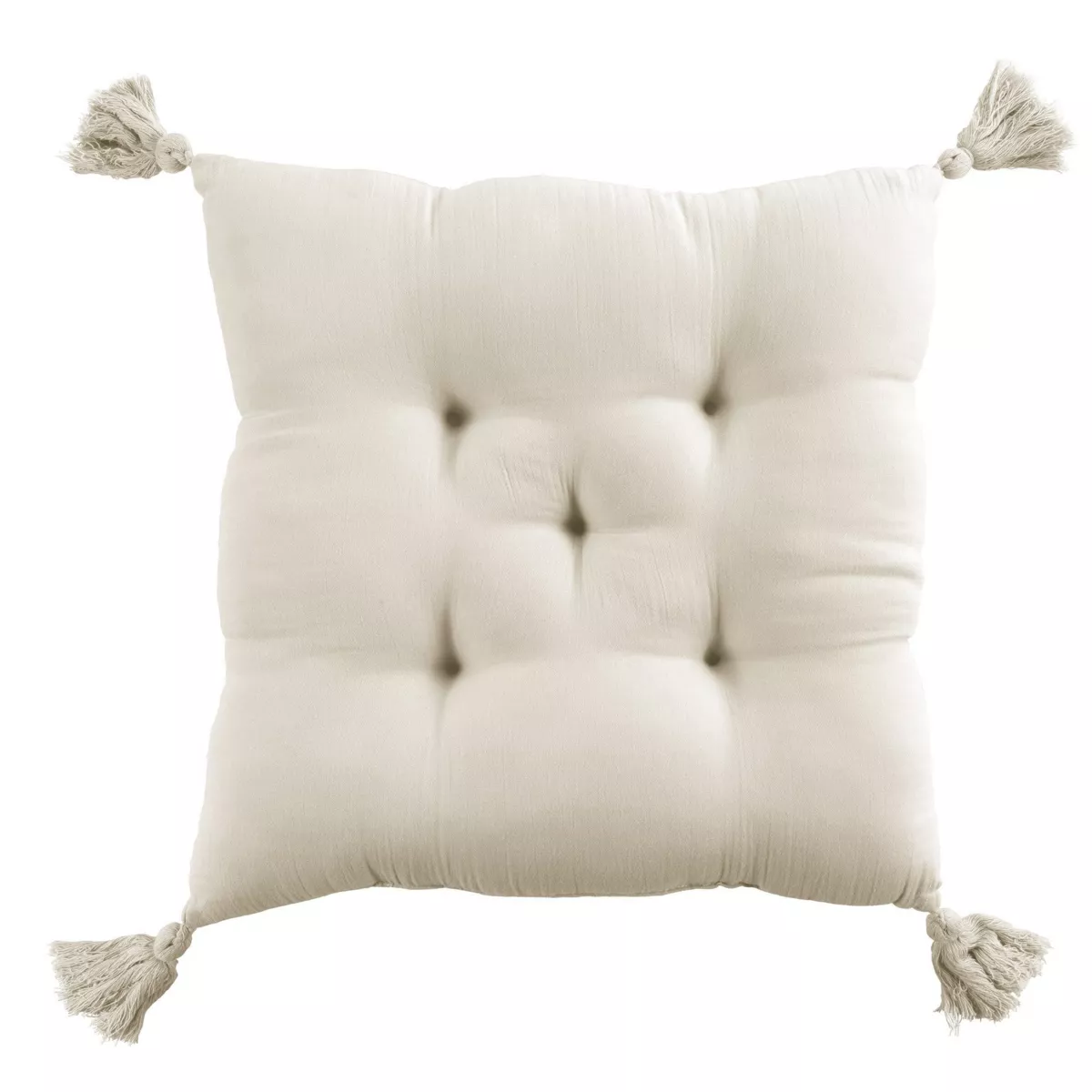 Coussin de chaise (40 cm) Gaïa Beige pampa 2