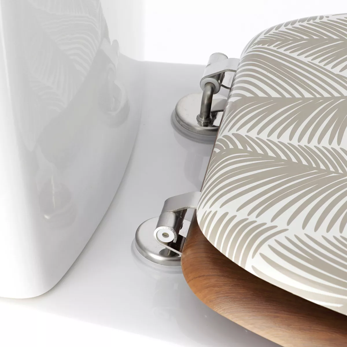 Asiento WC estilo madera acacia Rustique Mimetismo