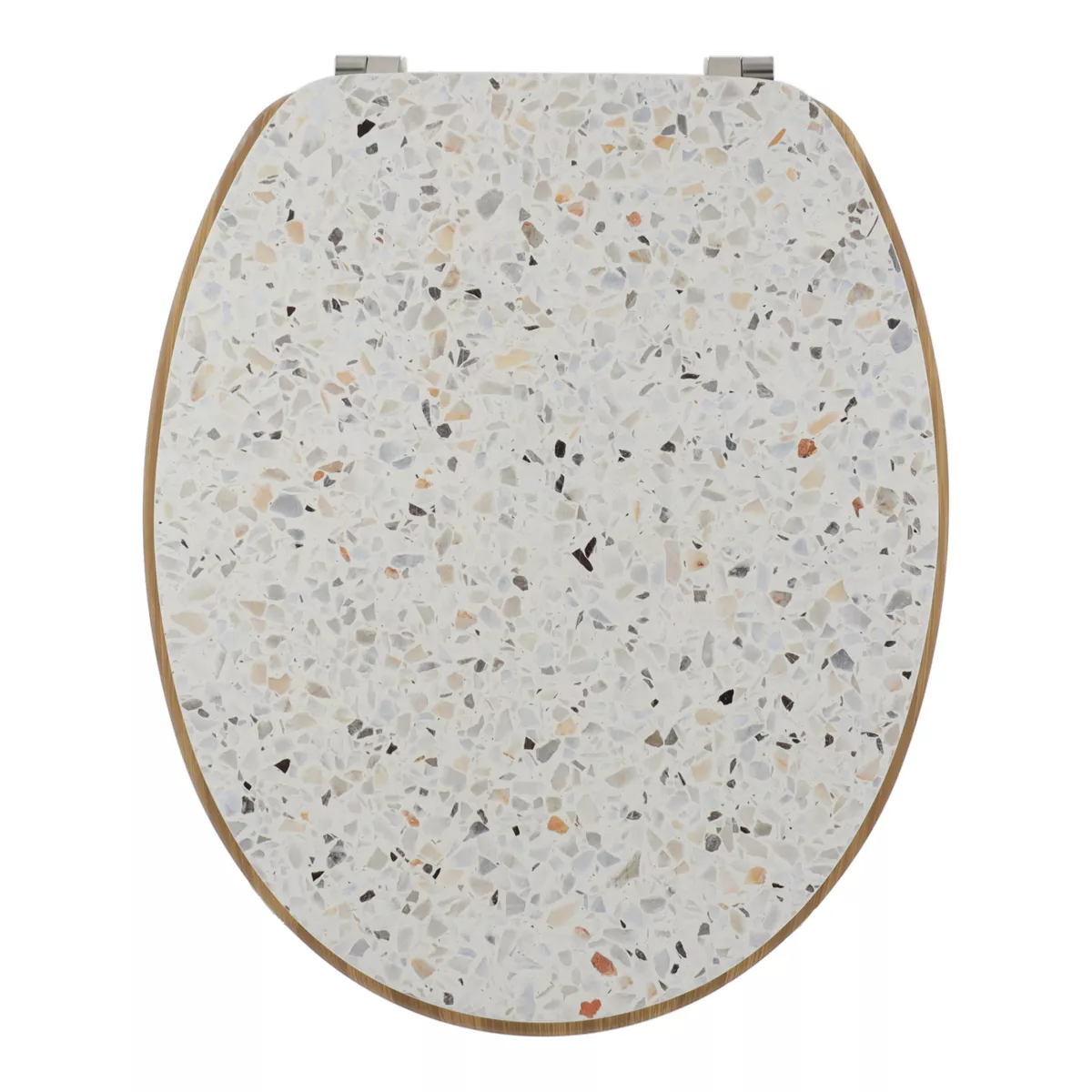 WC Sitz Bambus Terrazzo