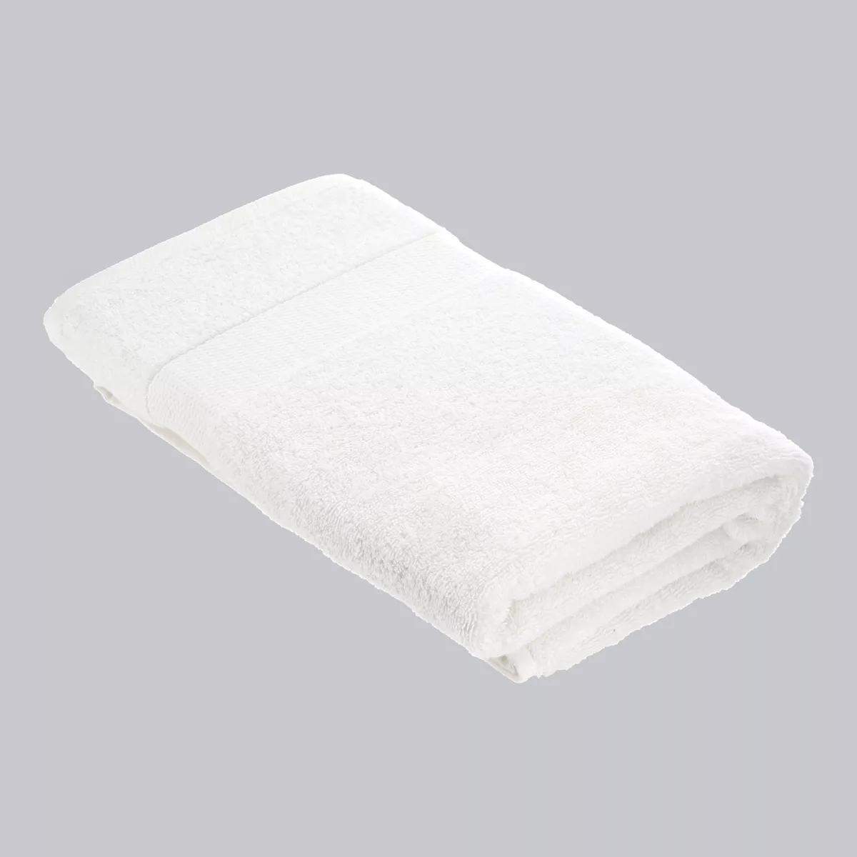 SERVIETTE DE BAIN 90X150 CM 100% COTON - BLANC